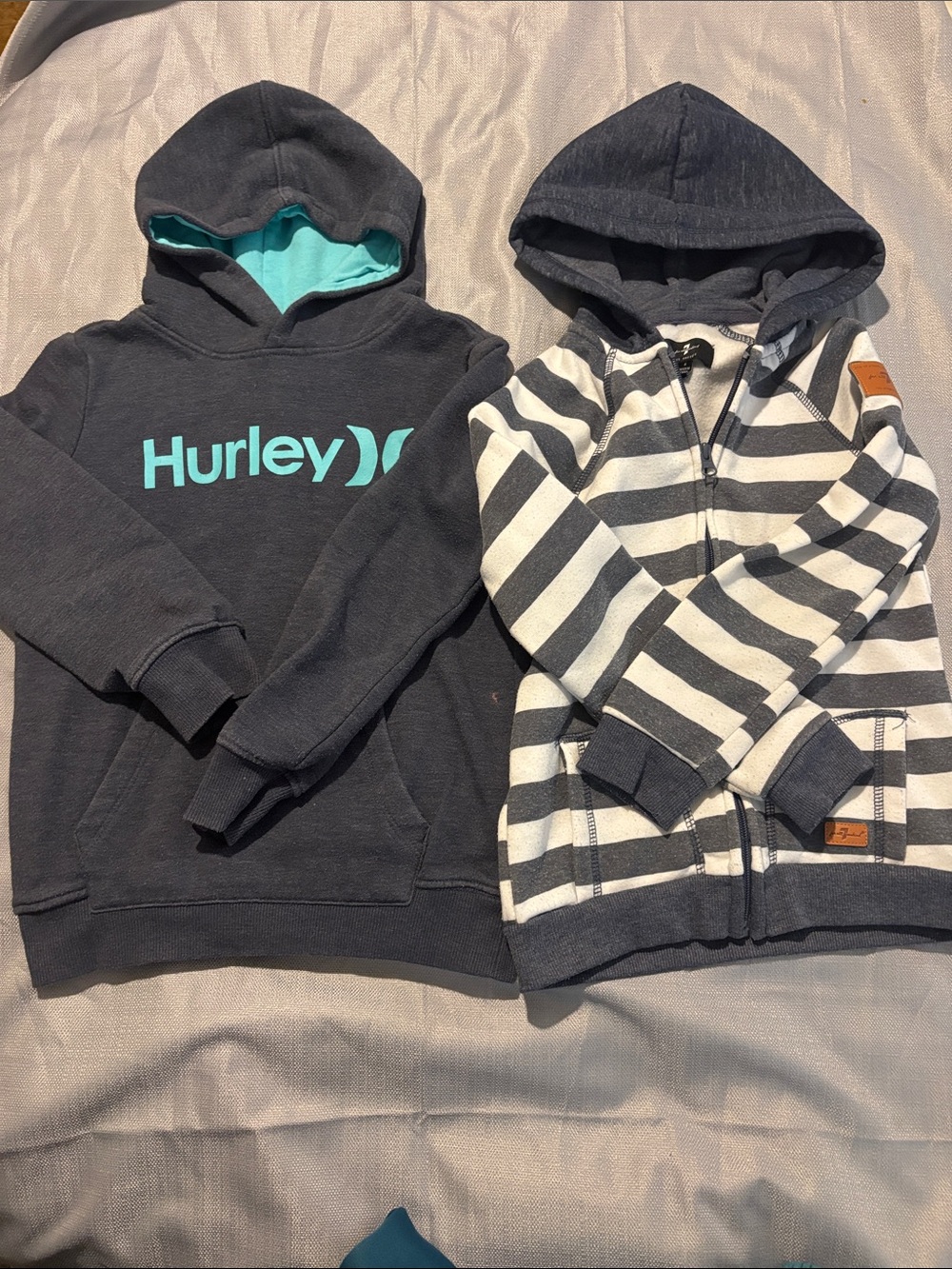 7 For All Man Kind hoodie and Hurley Hoodie